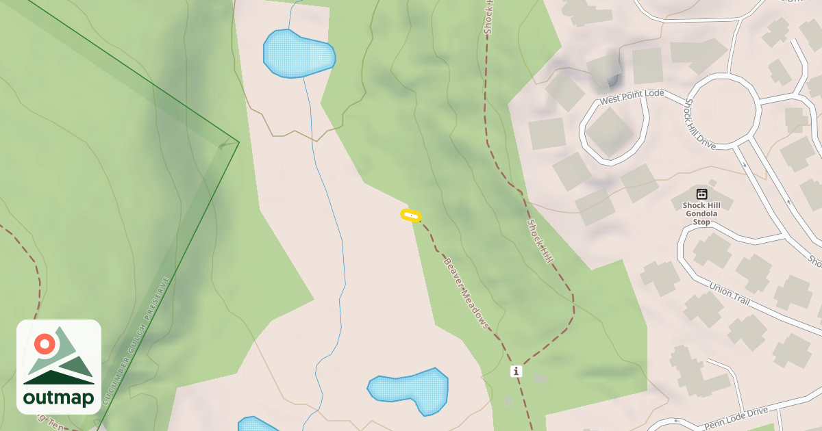 Map of Beaver Meadows