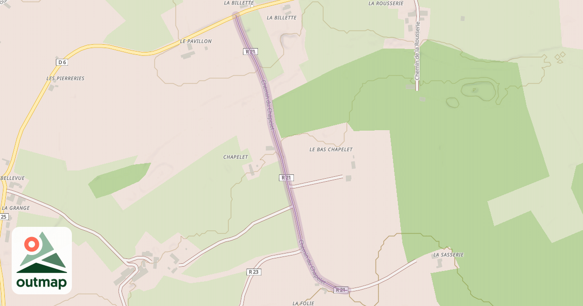 Map of Chemin du Chapelet