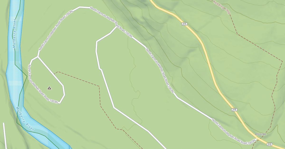 Map preview of REDDING
