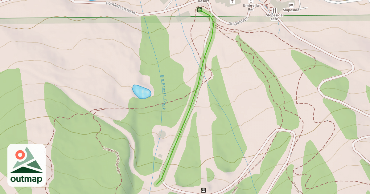 Map of Lower Dude