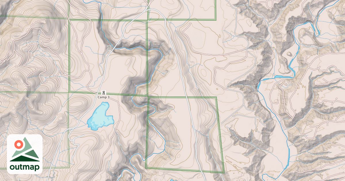 Map of NORTH FORK