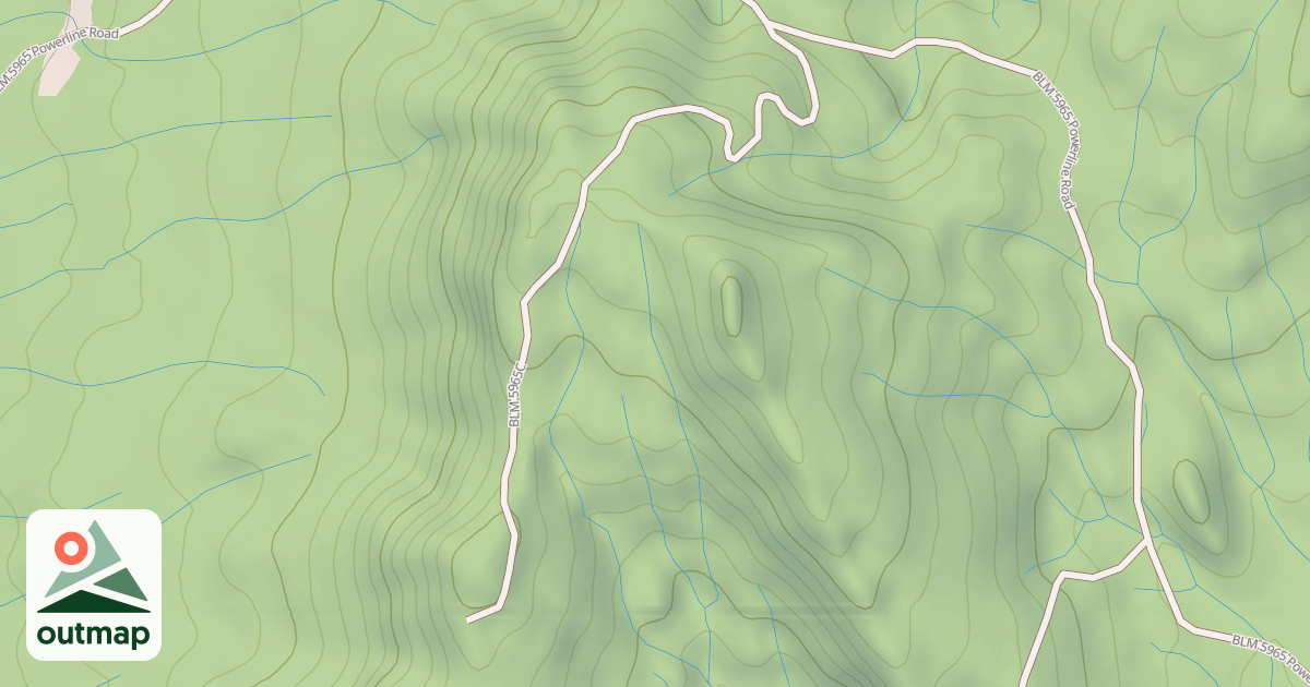 Map of BLM National GTLF Public Motorized Roads 8df18acf-8106-4560-b9eb-f23d157f2fad
