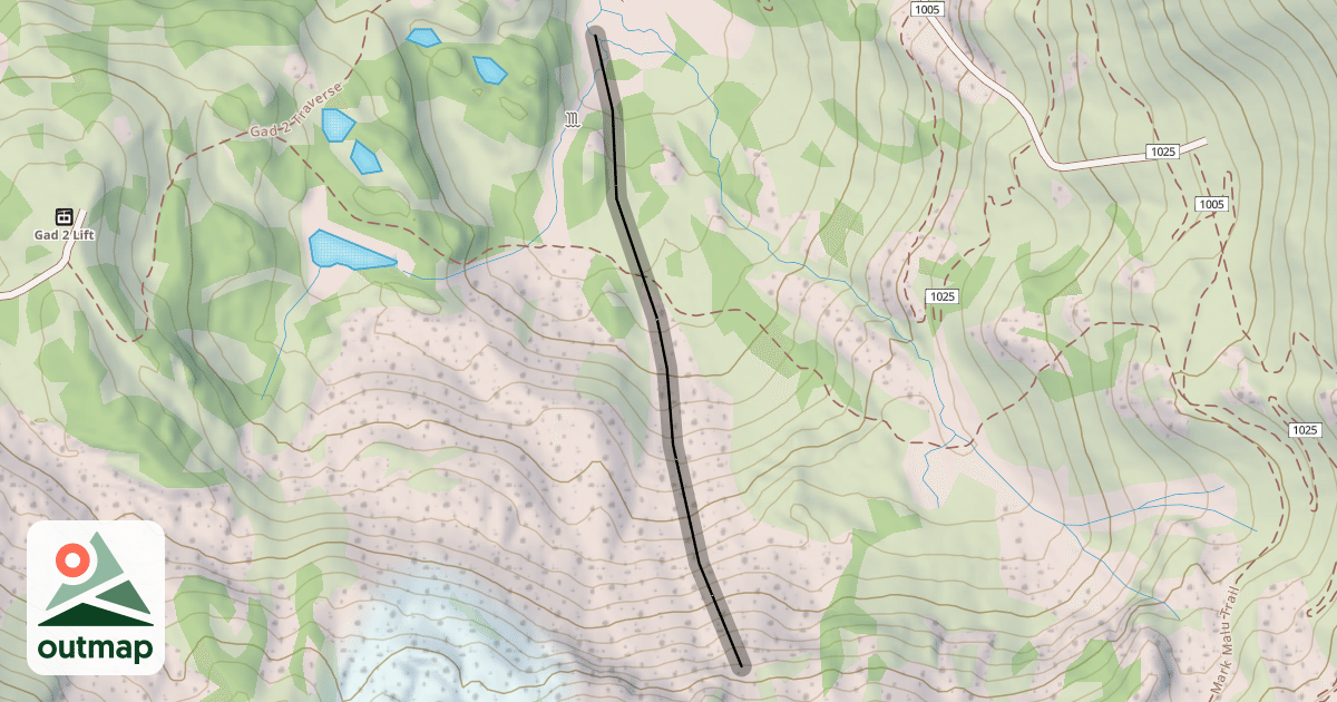 Map of Bonar's Pass
