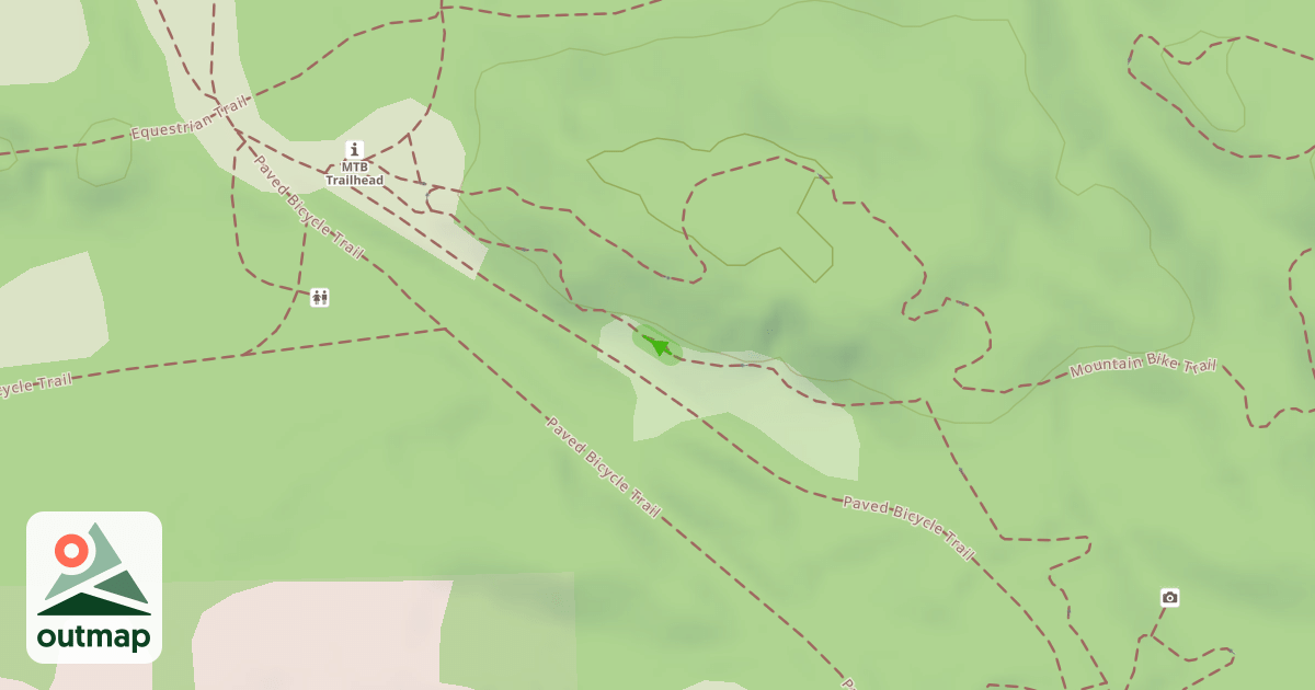 Map of Mountain Bike Trail