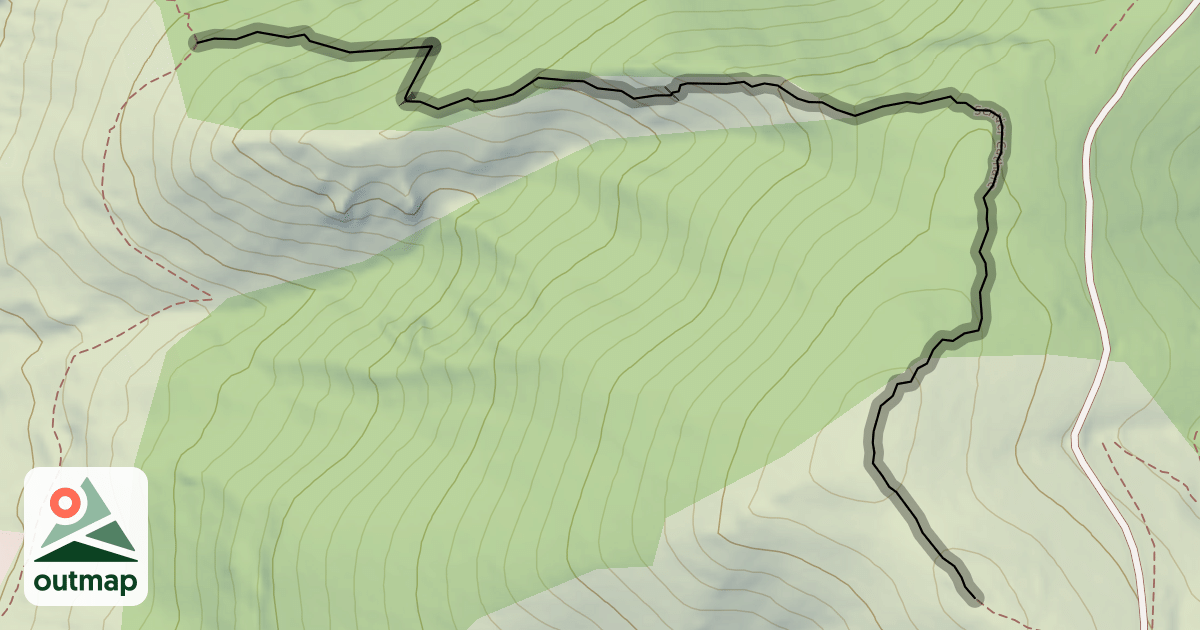 Map of Sentier Cathare