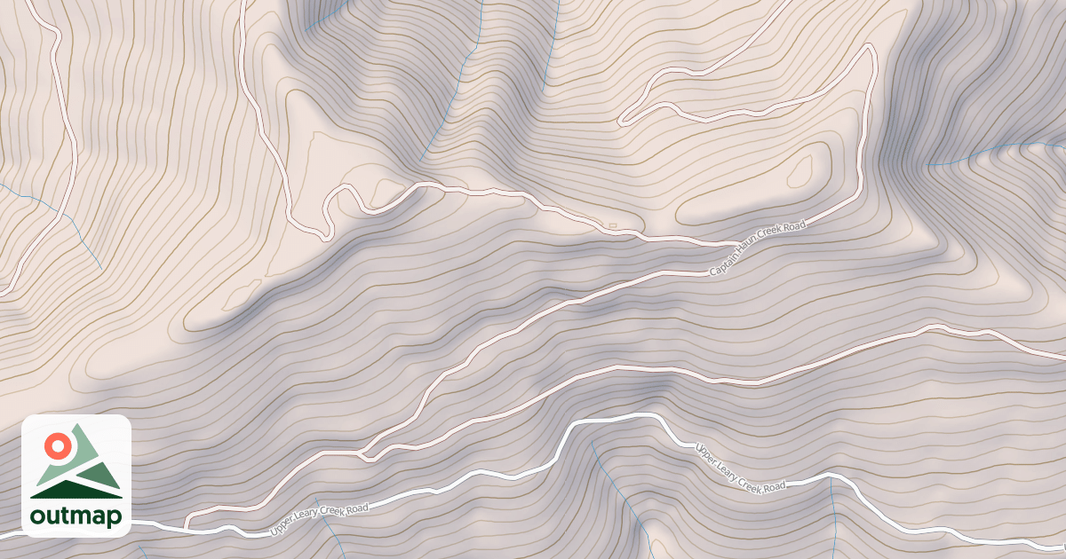 Map of CAPTAIN HAUN CREEK