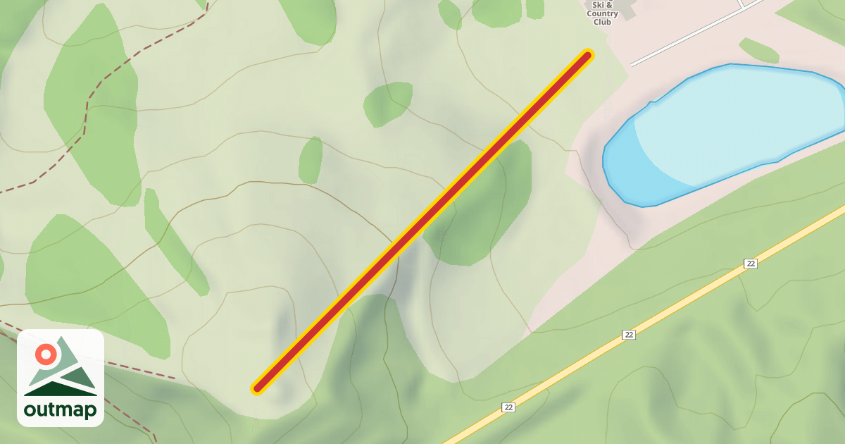 Map of Chalet Express (A Lift)