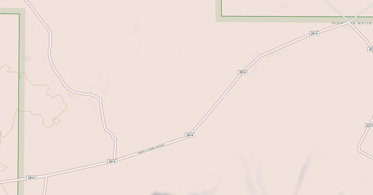 Map preview of BILLS CREEK