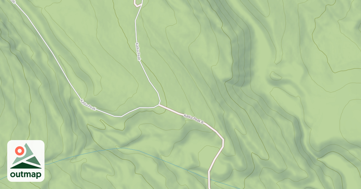 Map of KATKA PEAK B