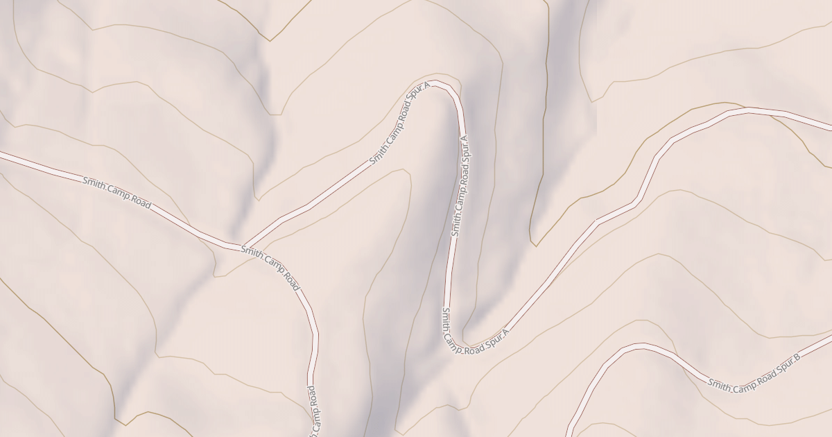 Map preview of SMITH CAMP SPUR A