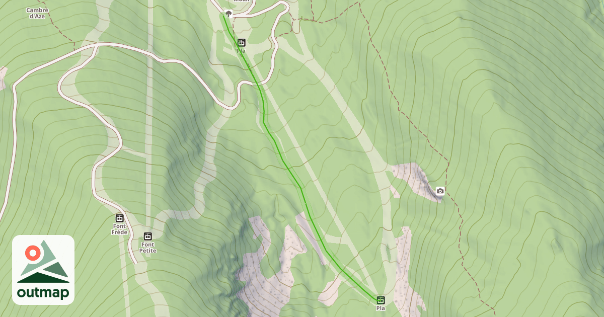 Map of La Petite Fontaine