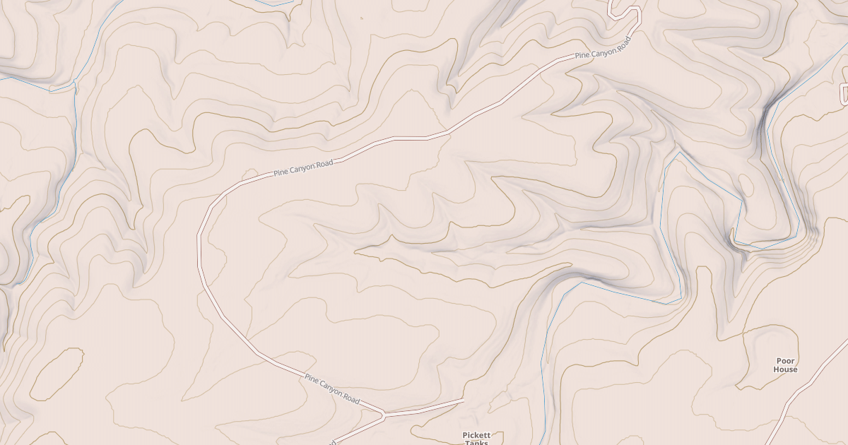 Map preview of PINE CANYON