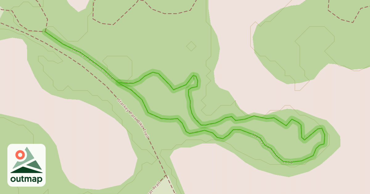 Map of Starkey Park Inner Loop