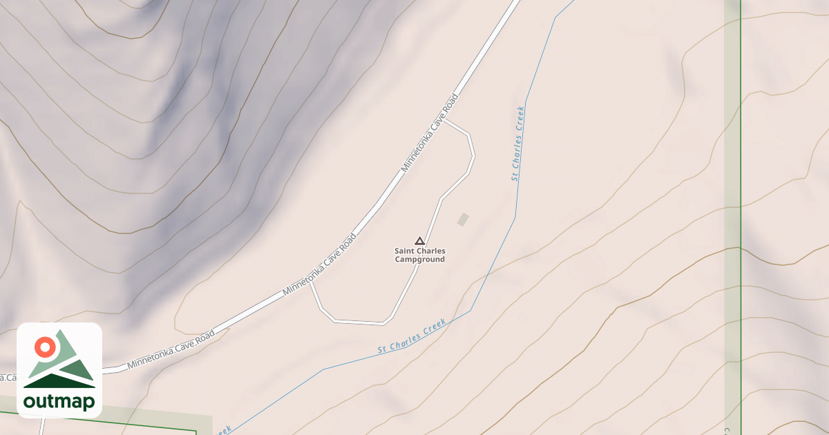 Map of ST CHARLES CAMPGROUND