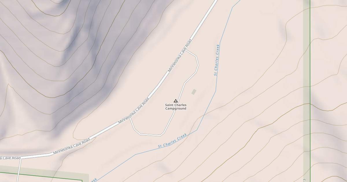 Map preview of ST CHARLES CAMPGROUND