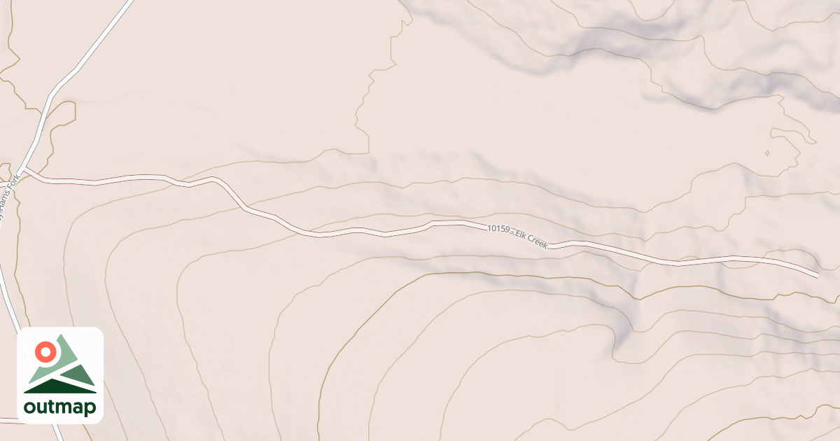 Map of ELK CREEK