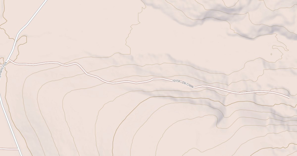 Map preview of ELK CREEK
