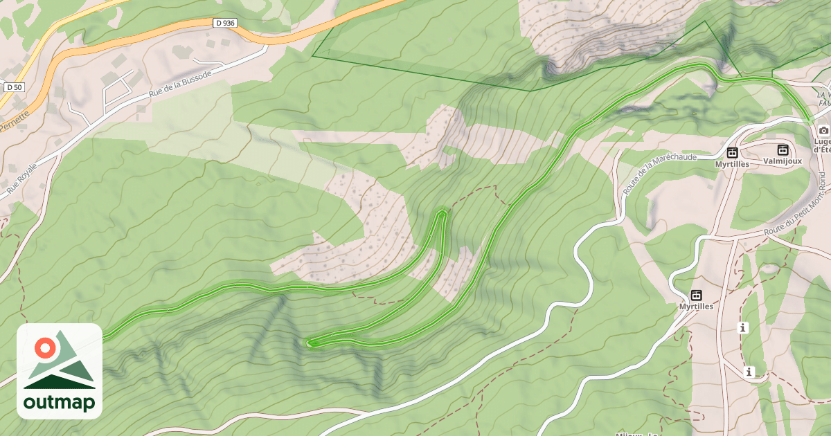 Map of Liaison Mijoux