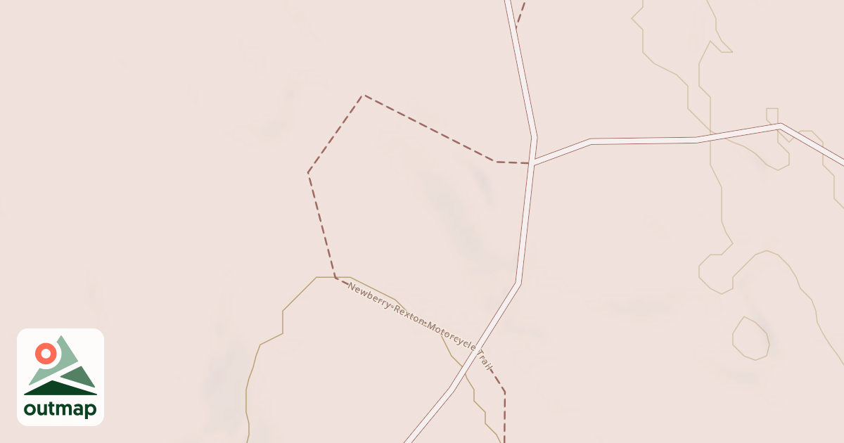 Map of Newberry-rexton Motorcycle Trail