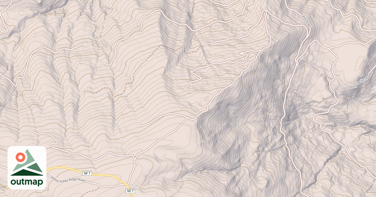 Map of HOKEY POKEY RIDGE