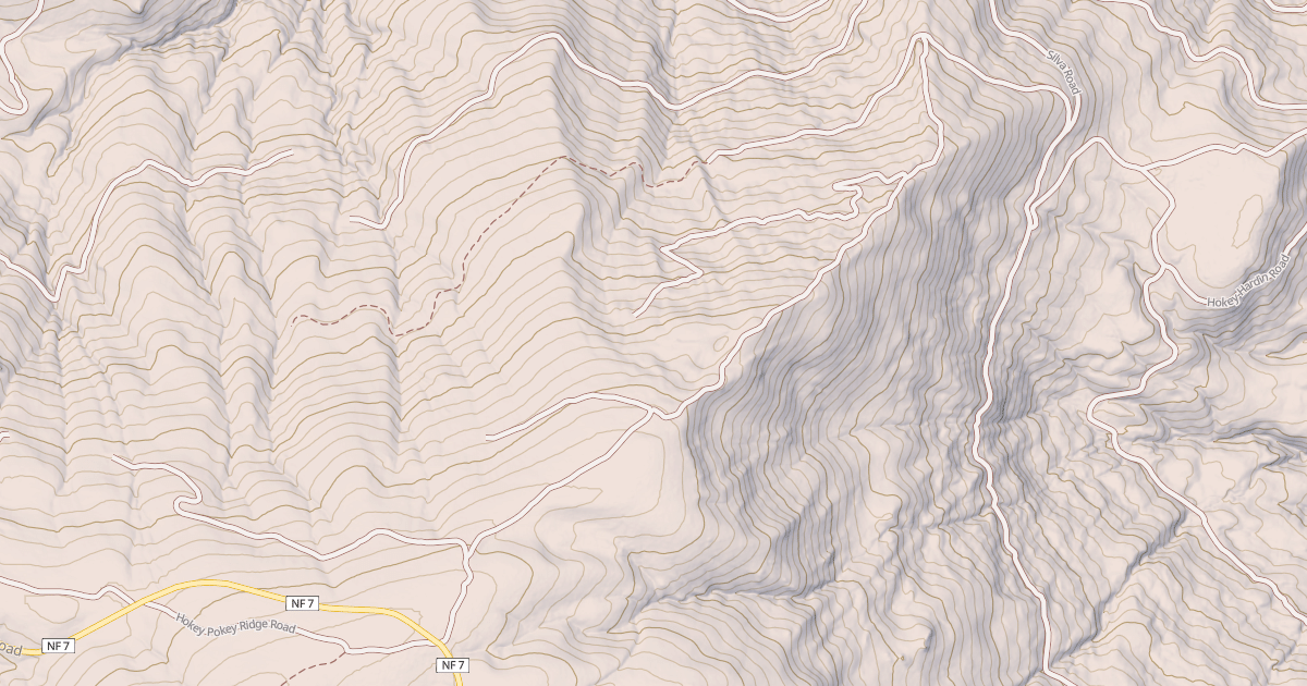 Map preview of HOKEY POKEY RIDGE