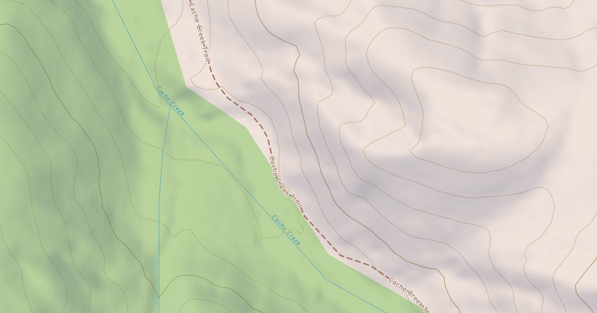 Map preview of Cache Creek Snow