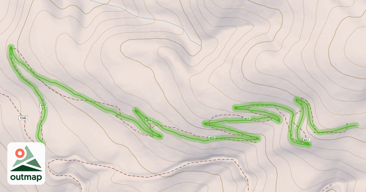 Map of SoDa Trail