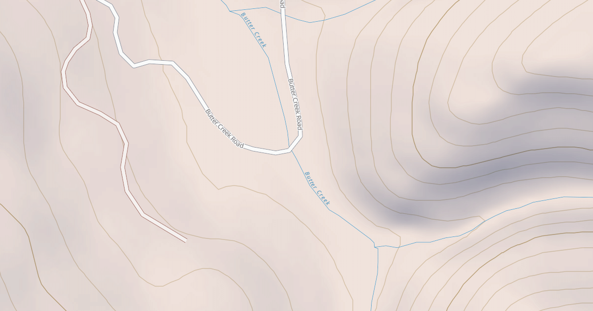 Map preview of BUTTER CREEK
