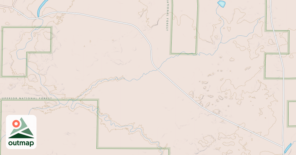 Map of CRANBERRY LAKE