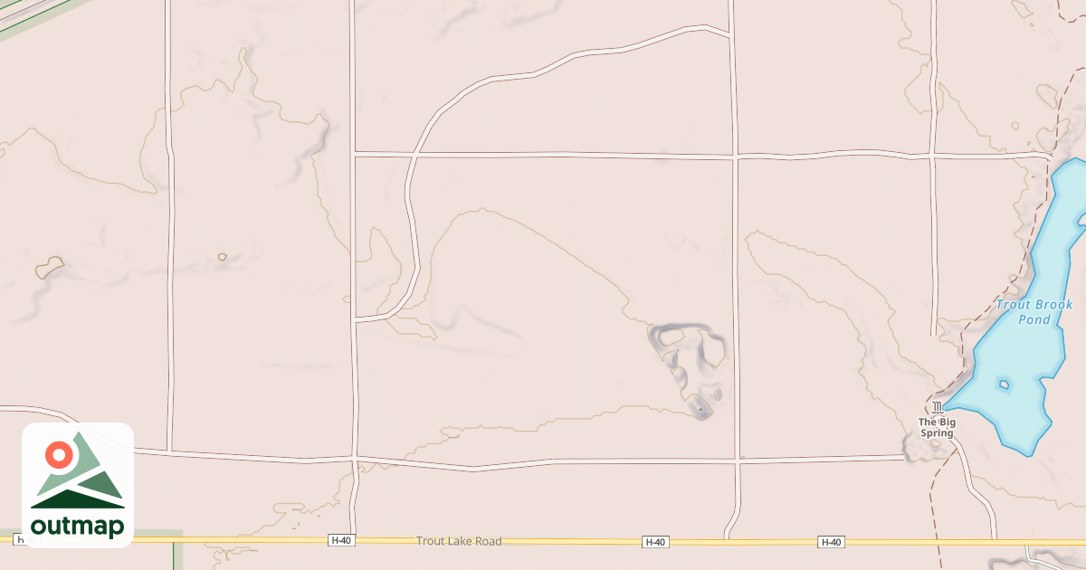 Map of FH-8 SPUR 3374