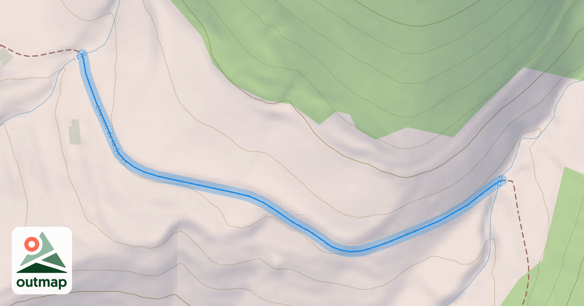 Map of Chemin de la Serve