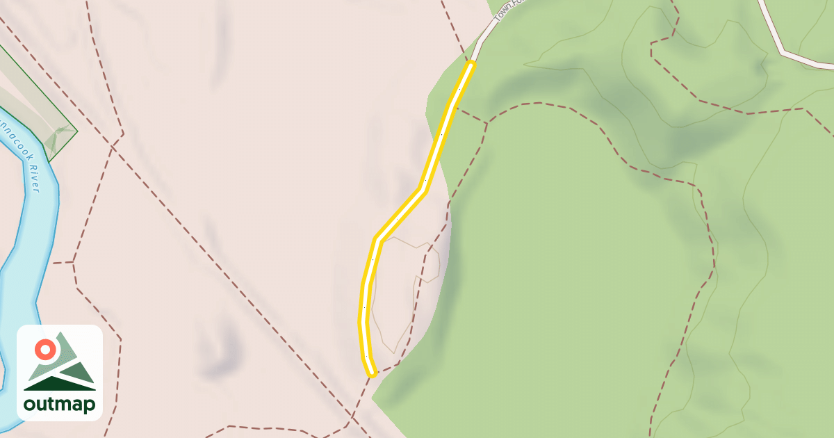 Map of Town Forest Road