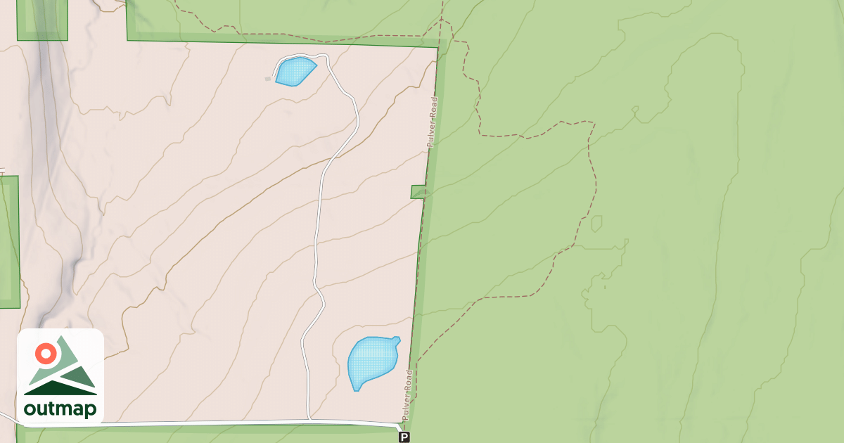 Map of Old Pulver Road