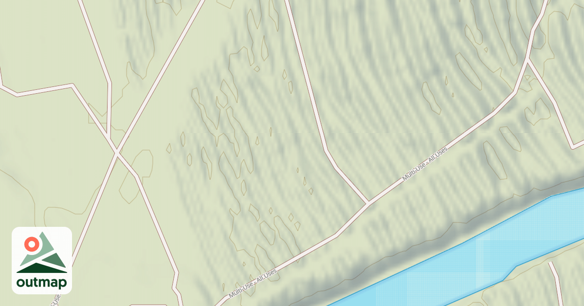 Map of Interlake State Recreation Area Trails
