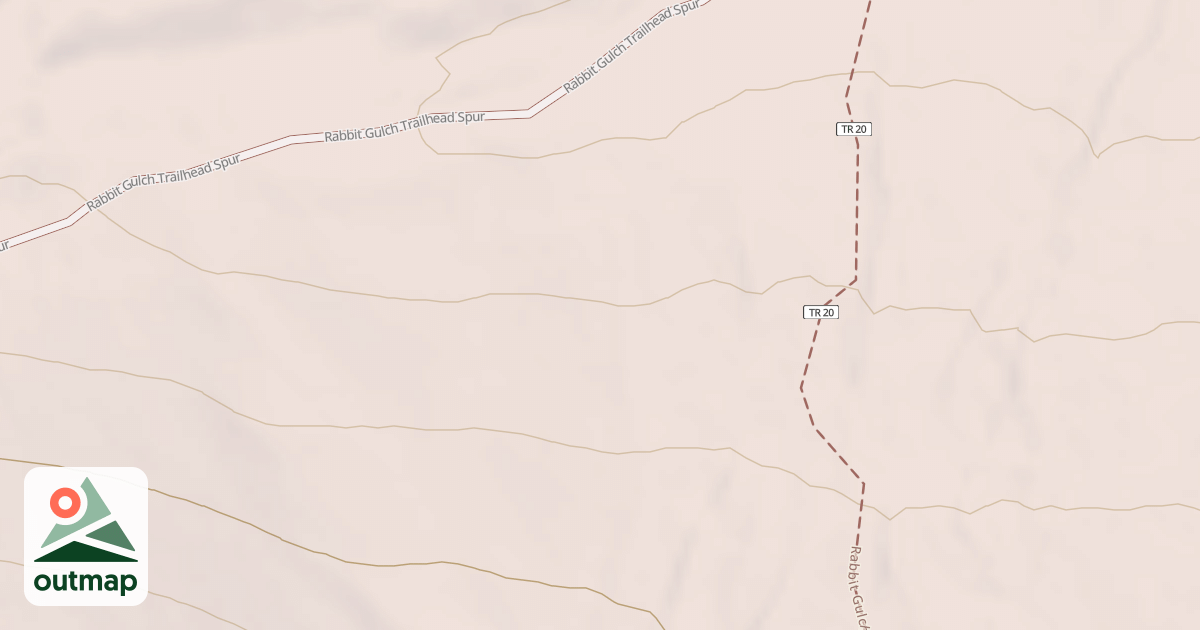 Map of RABBIT GULCH TRAILHEAD SPUR
