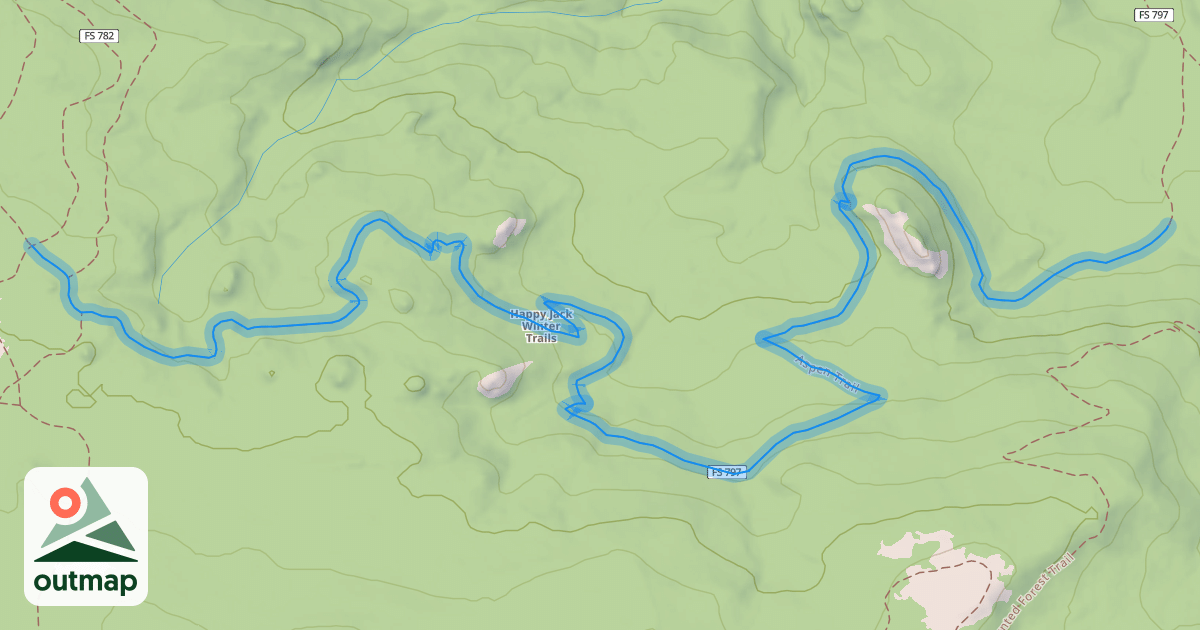 Map of Aspen Trail