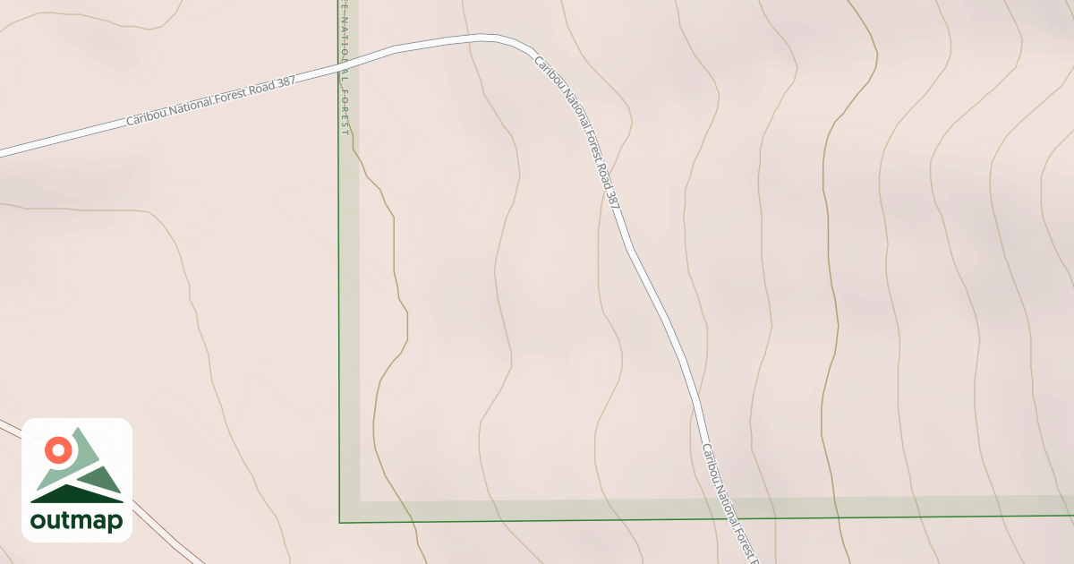 Map of SLUG CR DRY VALLEY