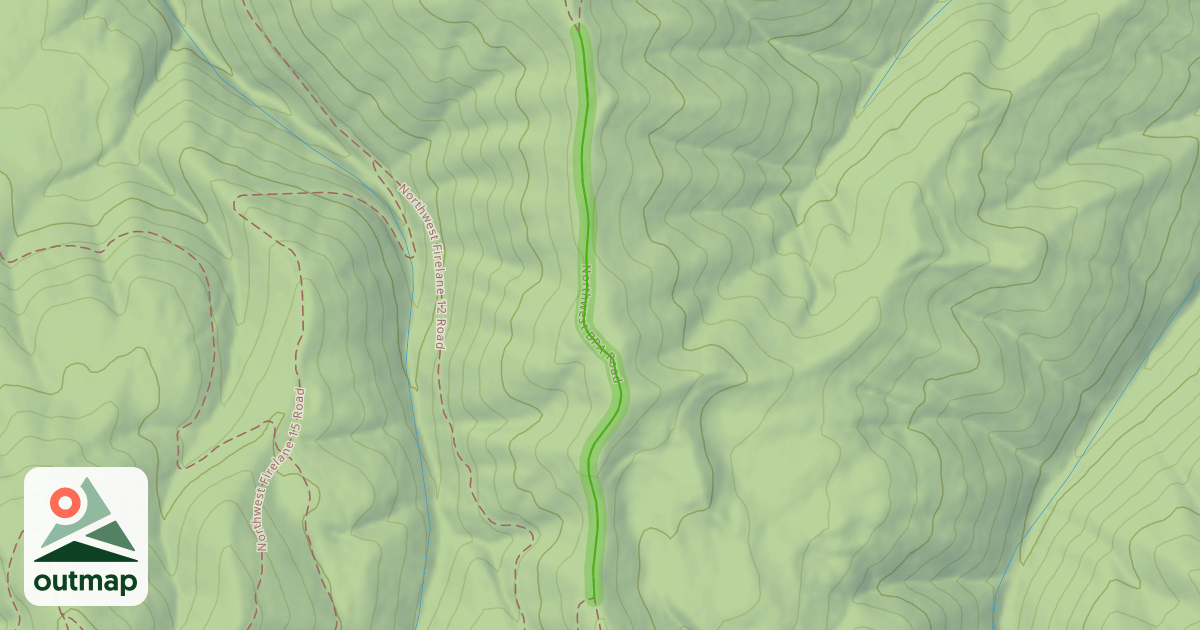 Map of Northwest BPA Road