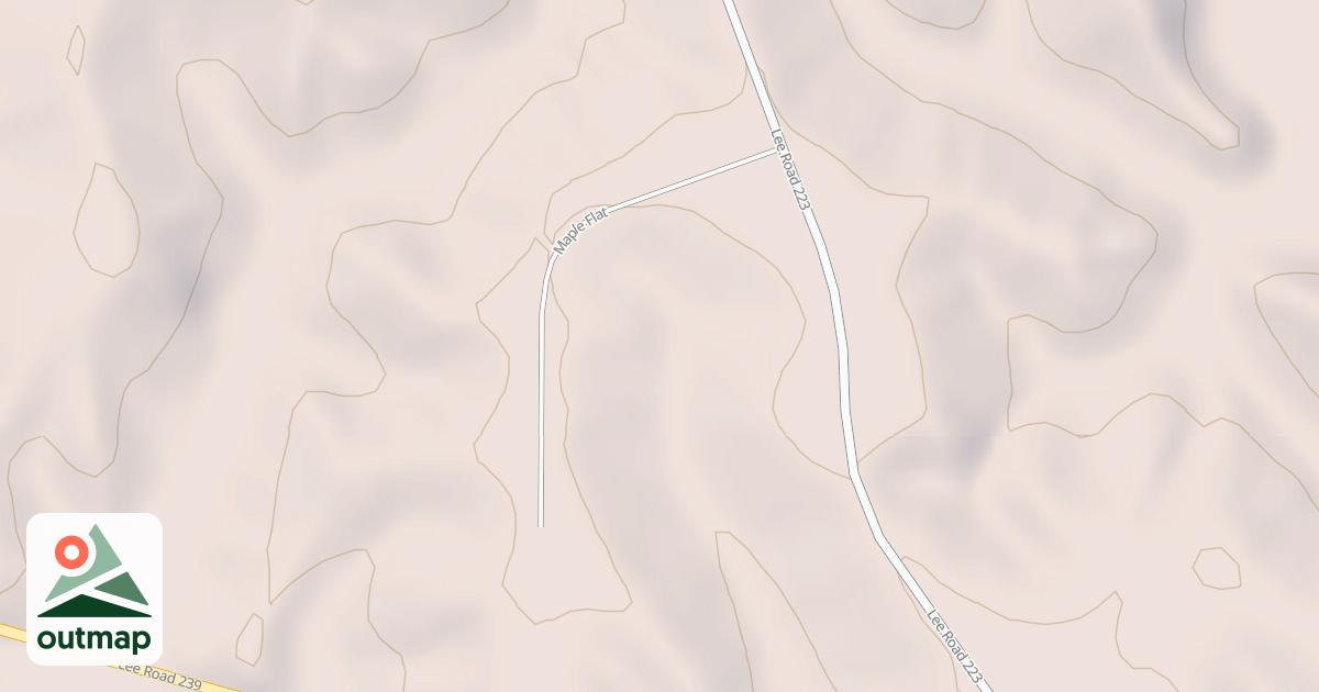Map of MAPLE FLAT