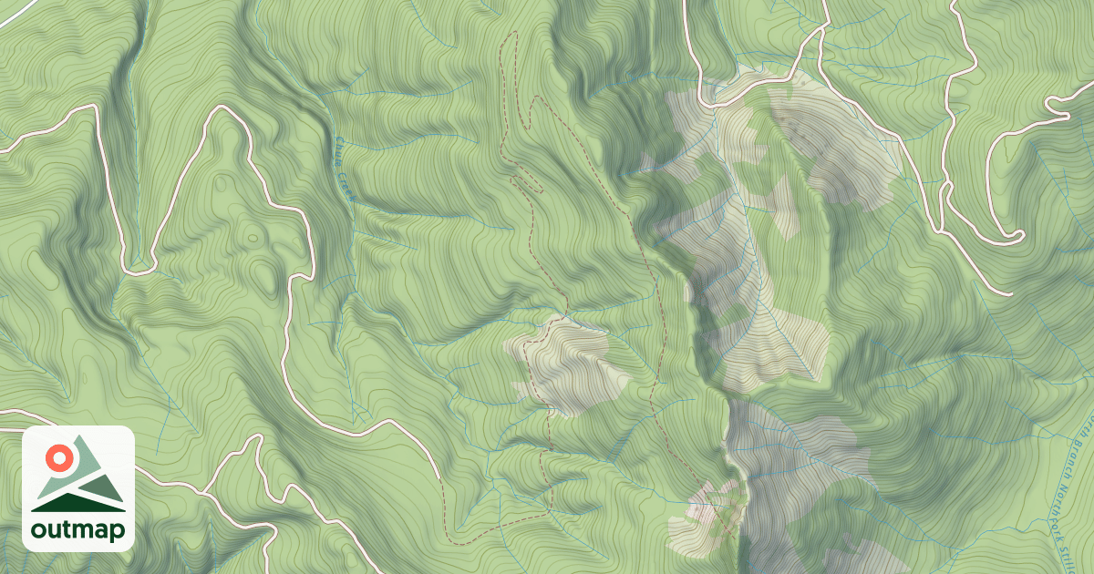 Map of Finney Peak