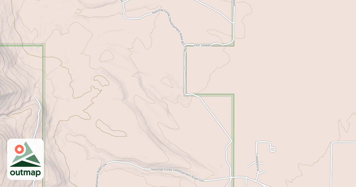 Map of EAST SAWTELL