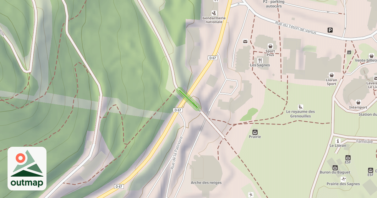 Map of Retour