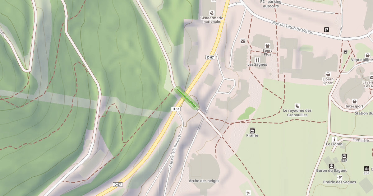 Map preview of Retour