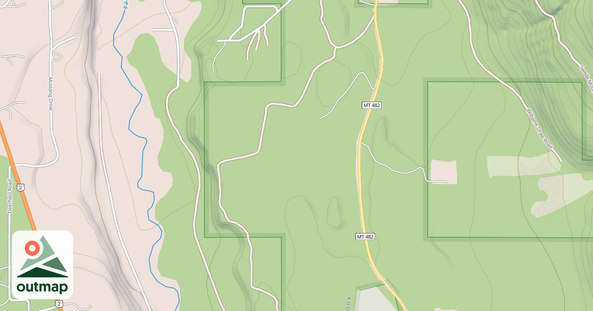 Map of Airport Ohv Trail