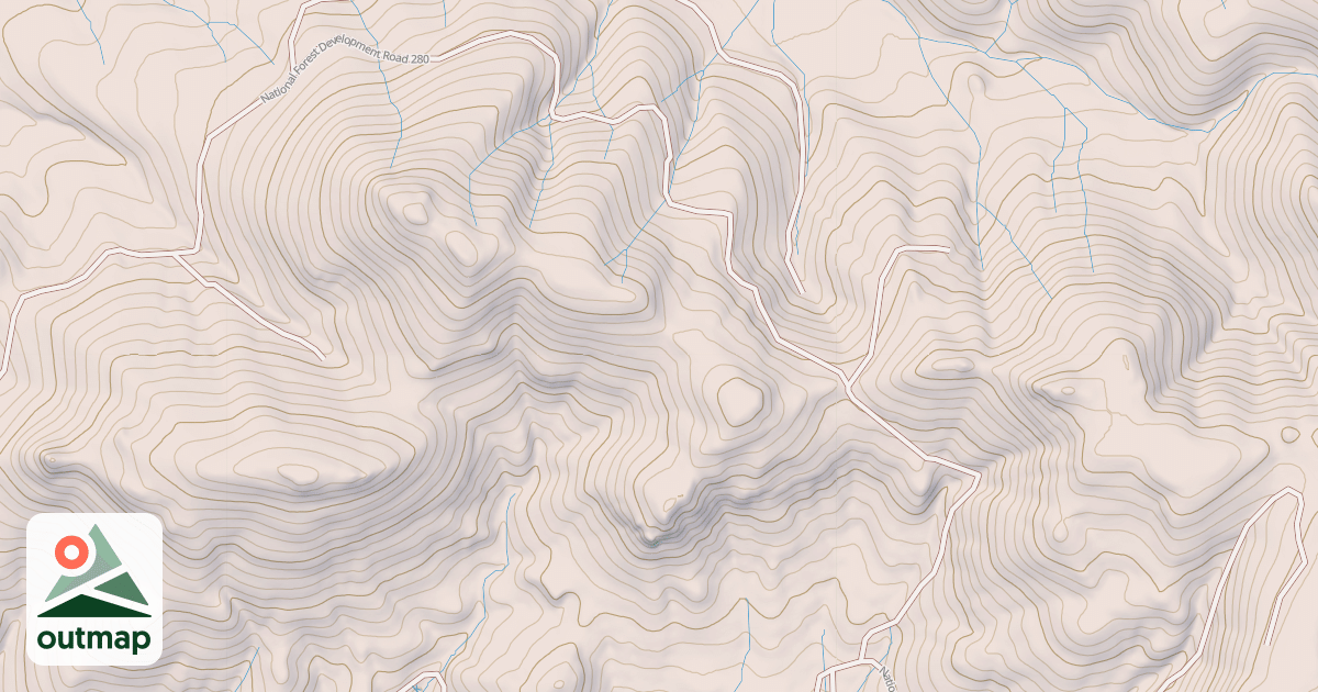 Map of USFS National Forest System Roads {0AA80BA8-36E6-441C-BC4D-B381ACD31A7A}