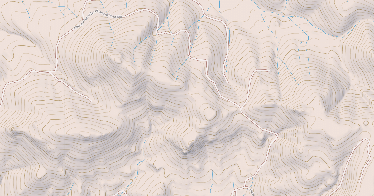 Map preview of USFS National Forest System Roads {0AA80BA8-36E6-441C-BC4D-B381ACD31A7A}