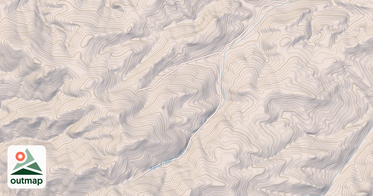 Map of Tie Cutter Gulch