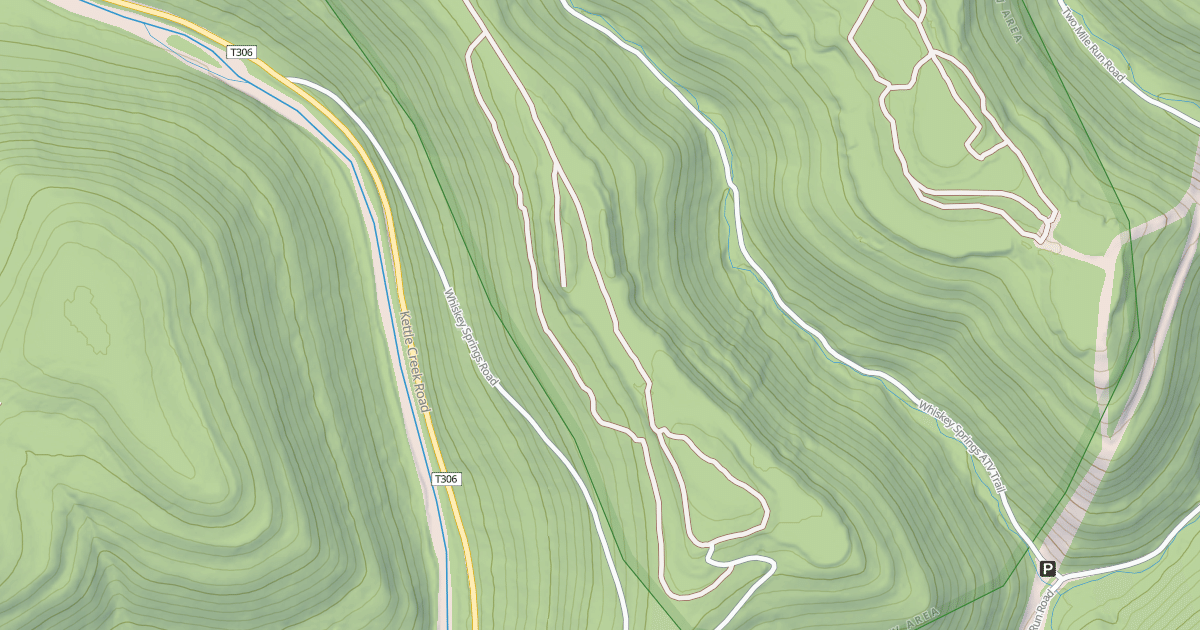 Map preview of Whiskey Springs Trails