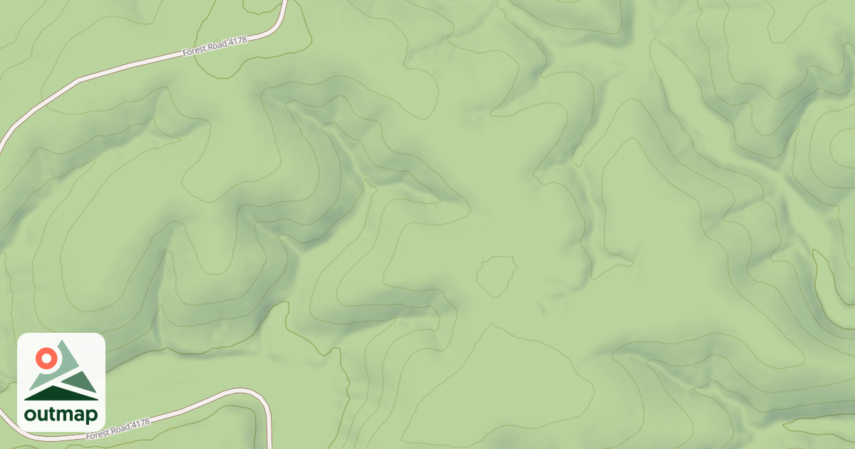 Map of HAWK POINT SPUR A
