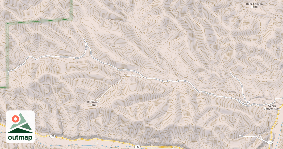 Map of CURTIS CANYON